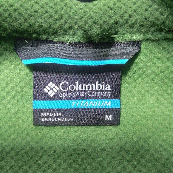 Columbia Spectre Ridge™ Full Zip Tech Fleece Men’s size Medium Omni-Shield Green - Picture 6 of 9